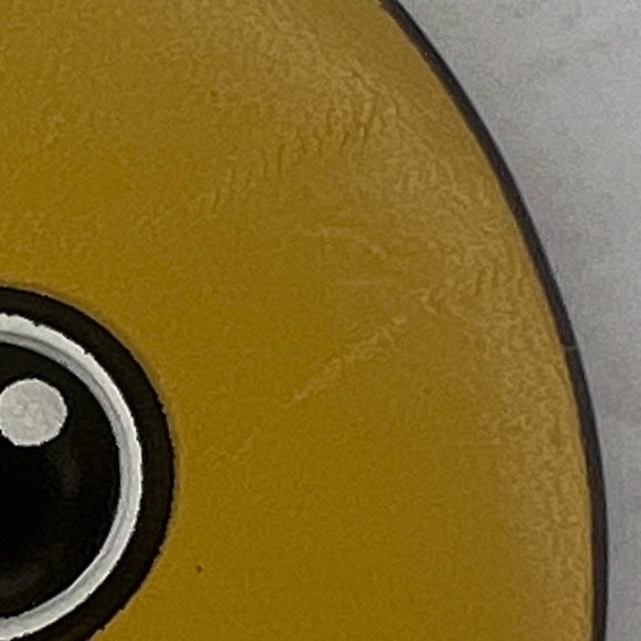 😃Coach Emoji Speechless Eyes Yellow Circle Coin Bag and Keychain Set NWT - Picture 11 of 12